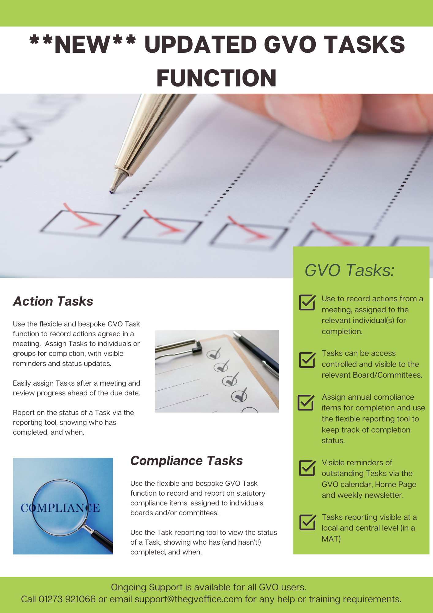 GVO Tasks