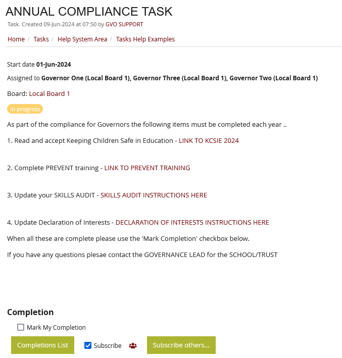 Compliance Monitor